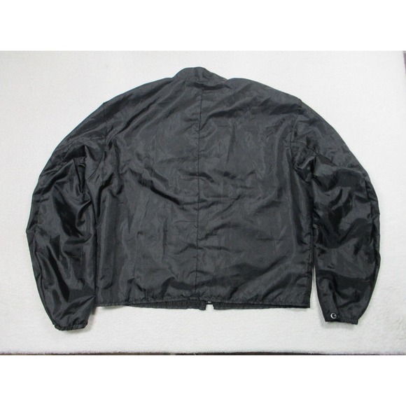 Vanson Leathers Jacket Mens Large Black Zip-In Liner Windbreaker Nylon Mesh - Picture 9 of 9